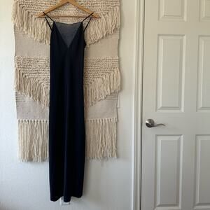 Marina Moscone Plunge Slip Dress